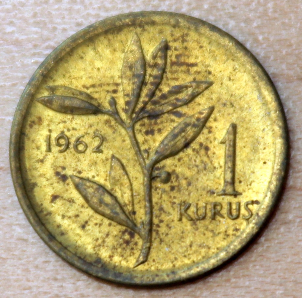 1962 Turkey 1 Kurus