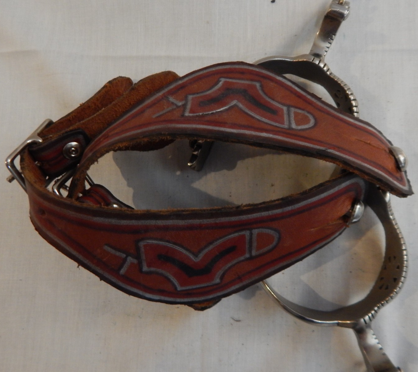 Stainless Steel Show Western Cowboy Spurs - 131