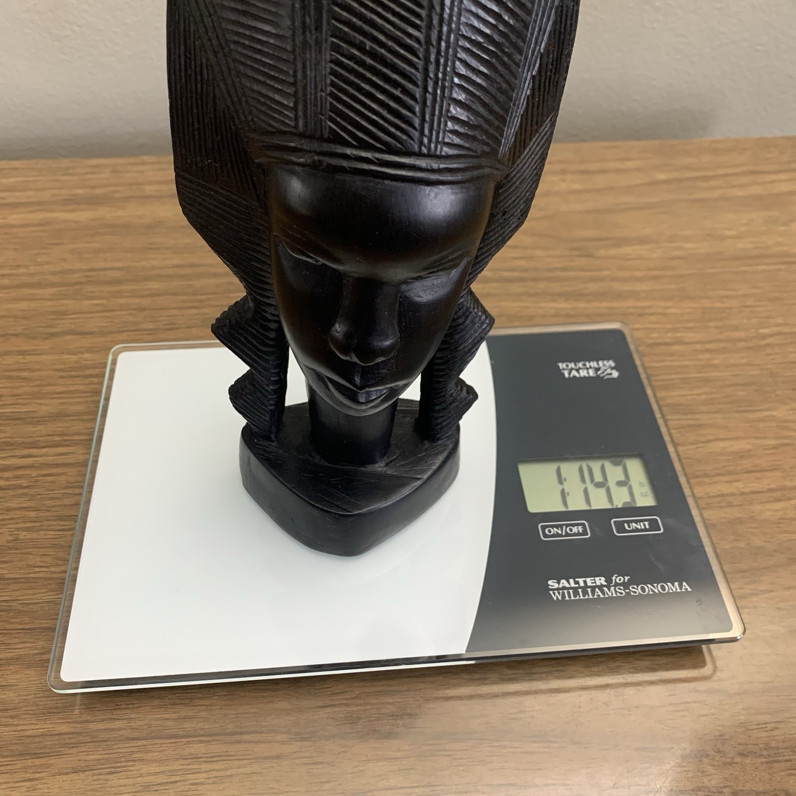 Hand Carved African Ebony Wood Sculpture