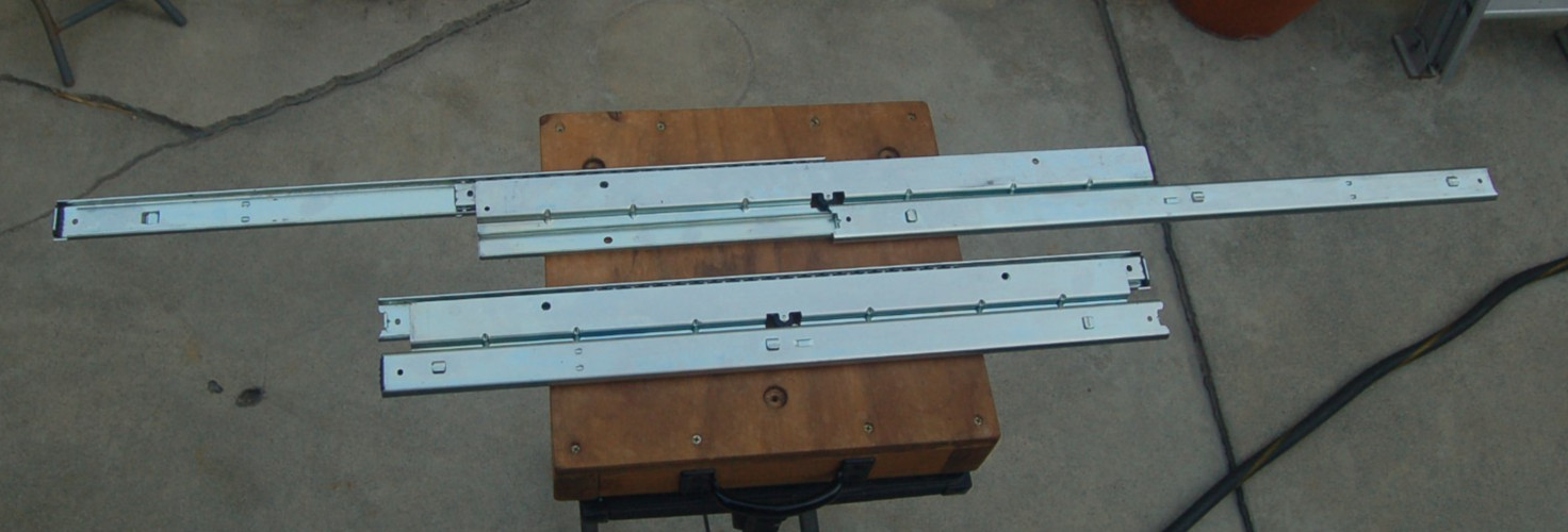 1 PAIR of NEW SNAP-ON TOOLS #8-1288LRS 27" BALL BEARING DRAWER SLIDES