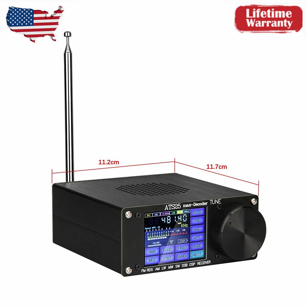 HamGeek ATS25max Si4732 Full Band Radio Receiver DSP SW Official Version w/Code