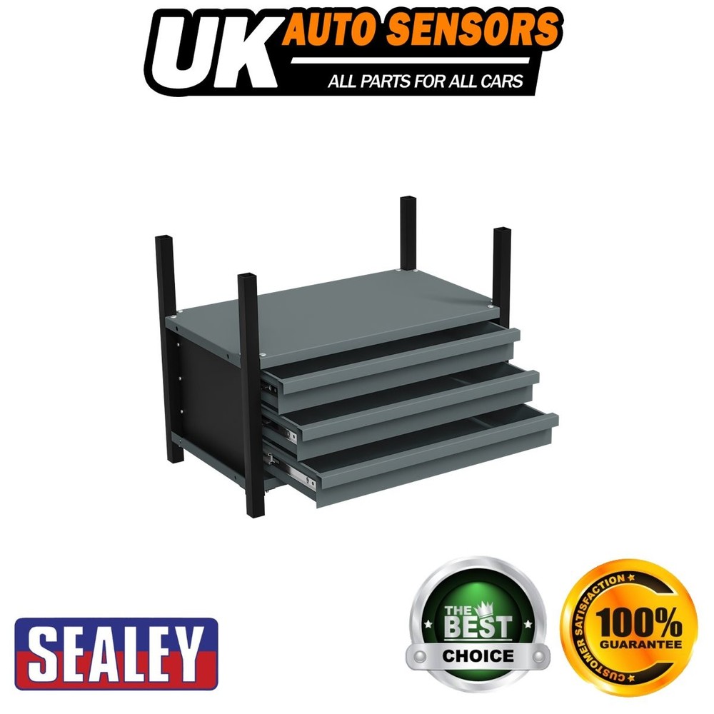 Sealey Modular Storage Mid Unit 3 Drawer & 1 Shelf 580mm APMRM2