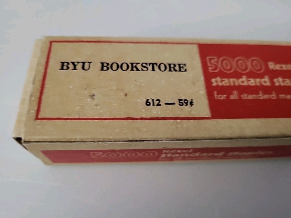 Vintage Rexel Standard Staples: Open Box