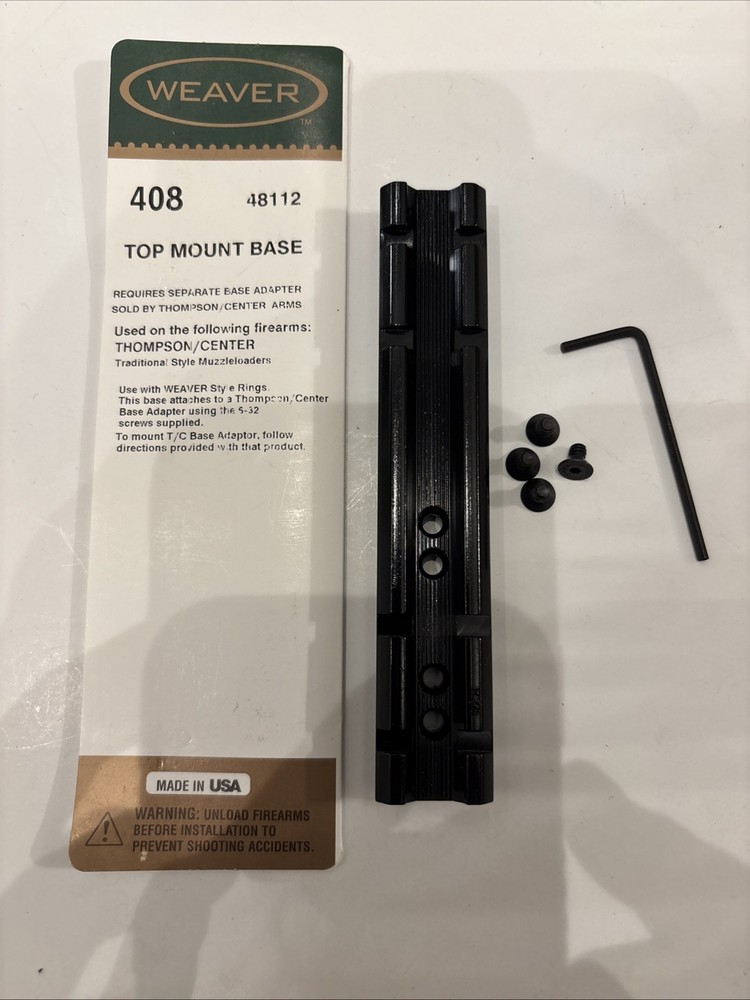 Weaver Mounting Rifle Scope Base # 408 48112