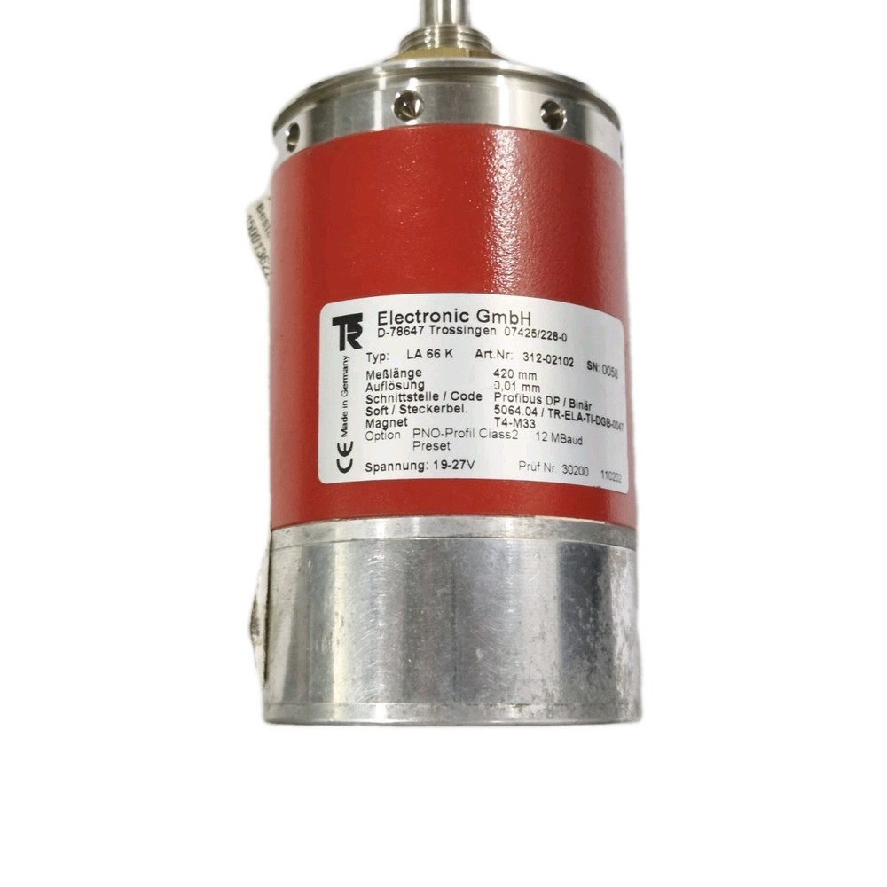 TR Electronic LA66K 312-02102 series linear encoder Profibus DP