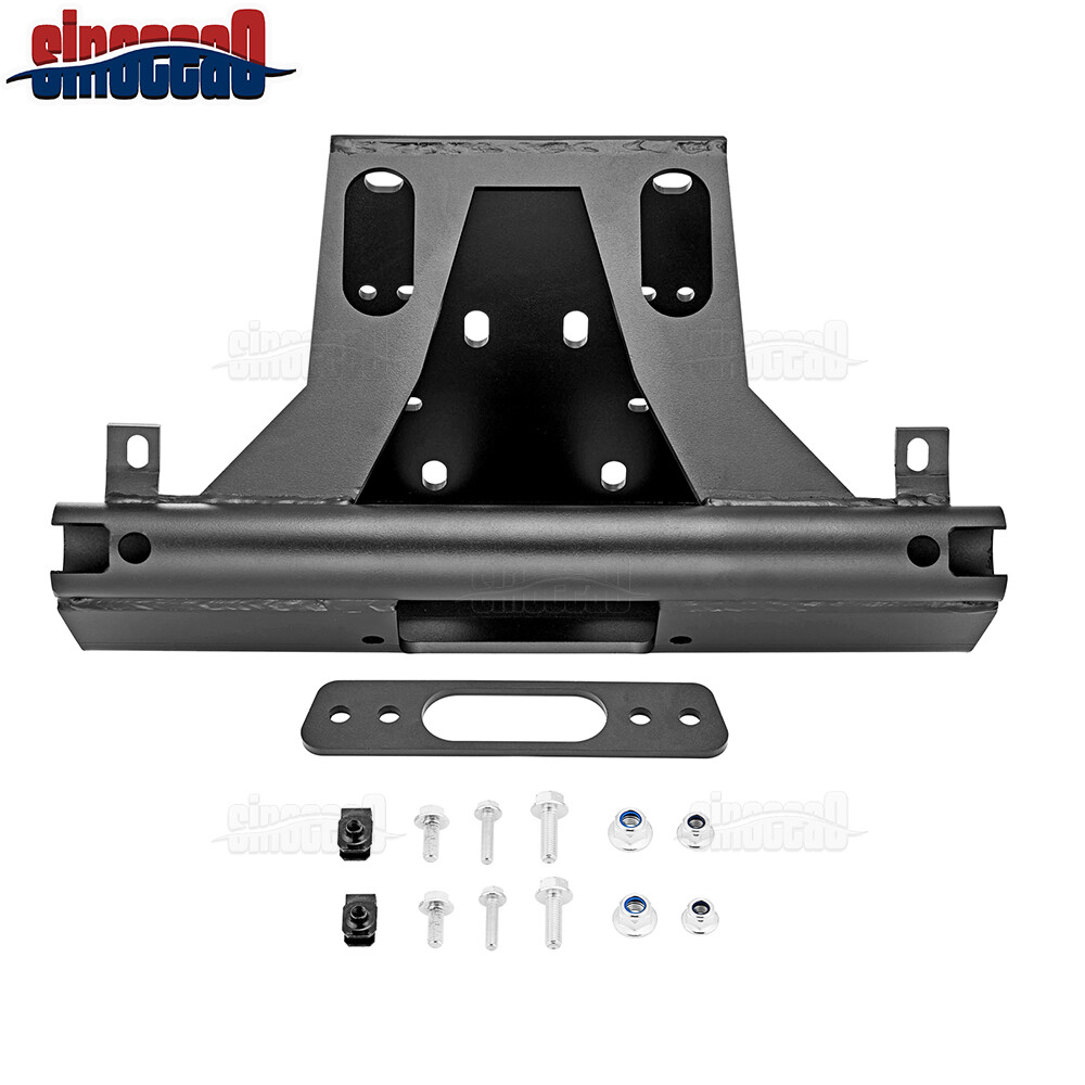For Can-Am Maverick X3 Max RR Turbo 17+ UTV Steel Front Bumper Winch Mount Plate