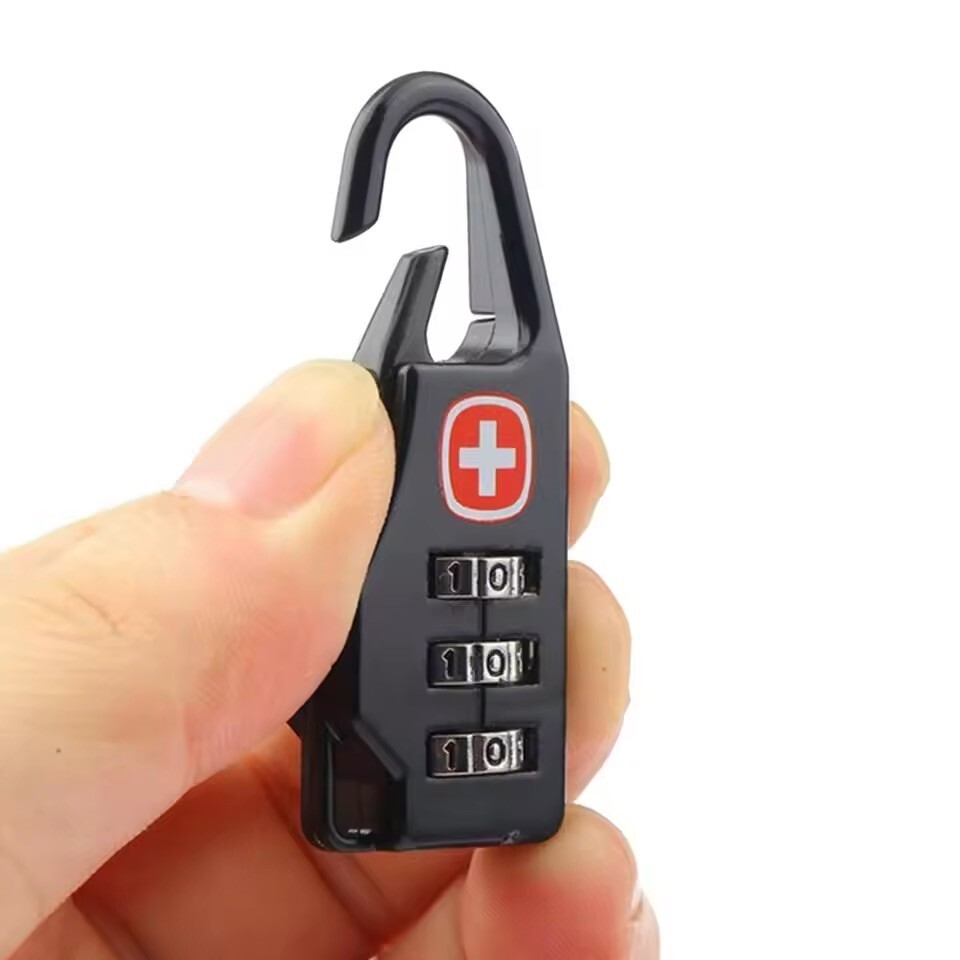 luggage lock combination Portable Alloy Mini Lock Backpack Handbag Combination