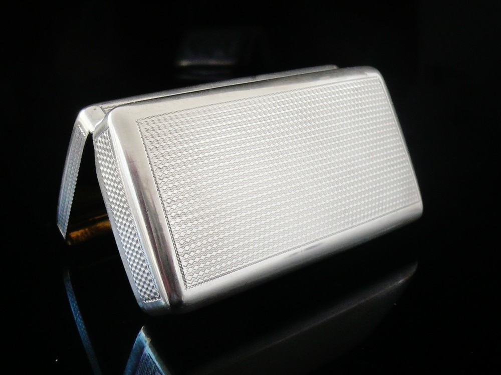 Antique Continental Silver Snuff Box c.1900