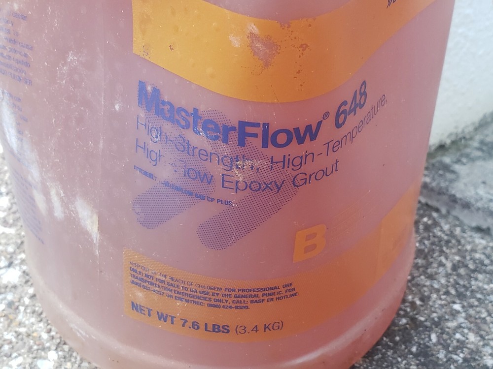 MasterFlow 648 Low Dusting Epoxy Grout, Part B