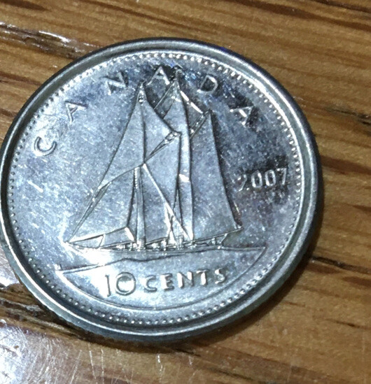 2007 10C Canadian Dime