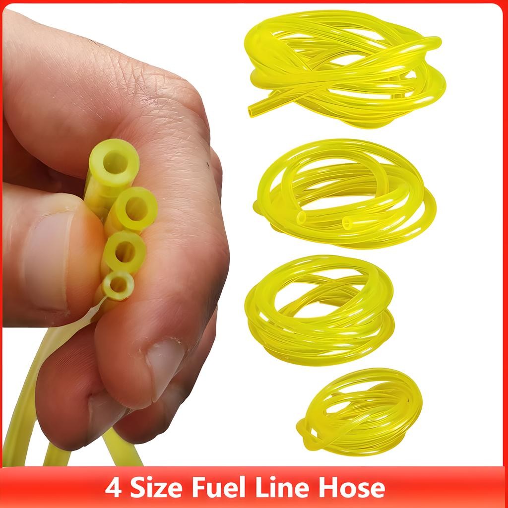 4 Sizes Petrol Fuel Gas Line Pipe Hose Tubing For String Trimmer Chainsaw Blower
