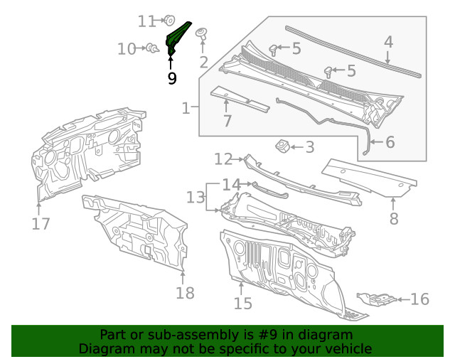 Genuine GM Extension Panel 84612564