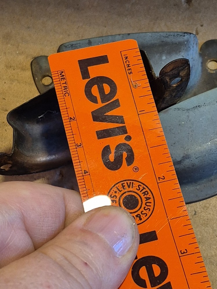 Lot Of 3 Vintage Solid Brass Bin/Drawer Pulls