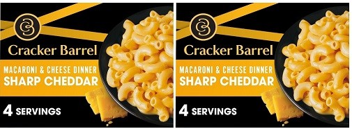 Cracker Barrel Macaroni & Cheese Dinner Sharp Cheddar 2 Pack