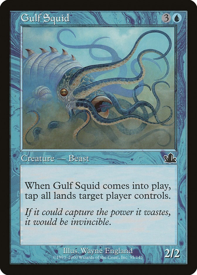 Gulf Squid Prophecy 35 MTG MP