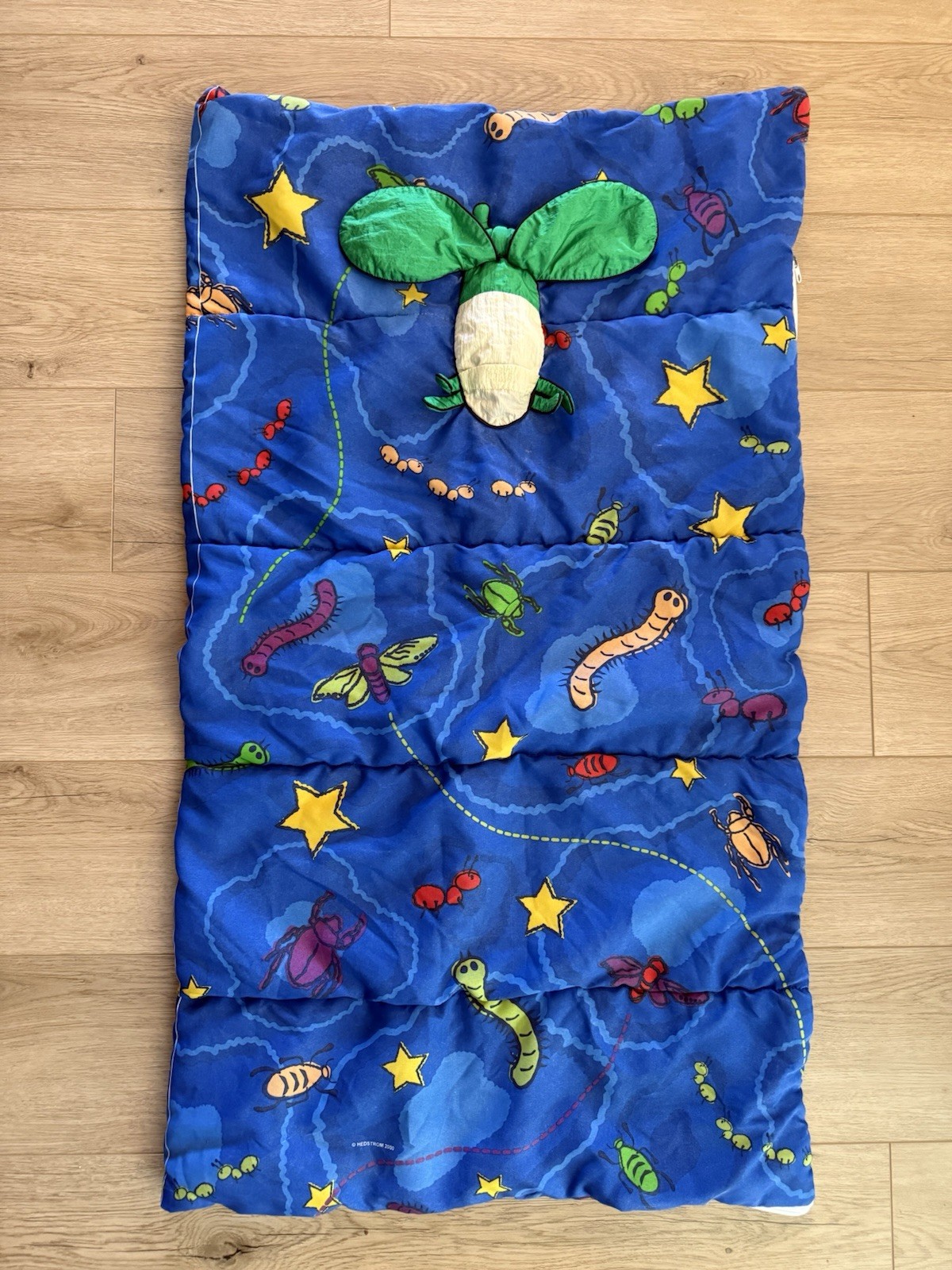 Insect Bug Beetle Cicada Sleeping Bag Hedstrom 2000 Y2K Vintage EUC