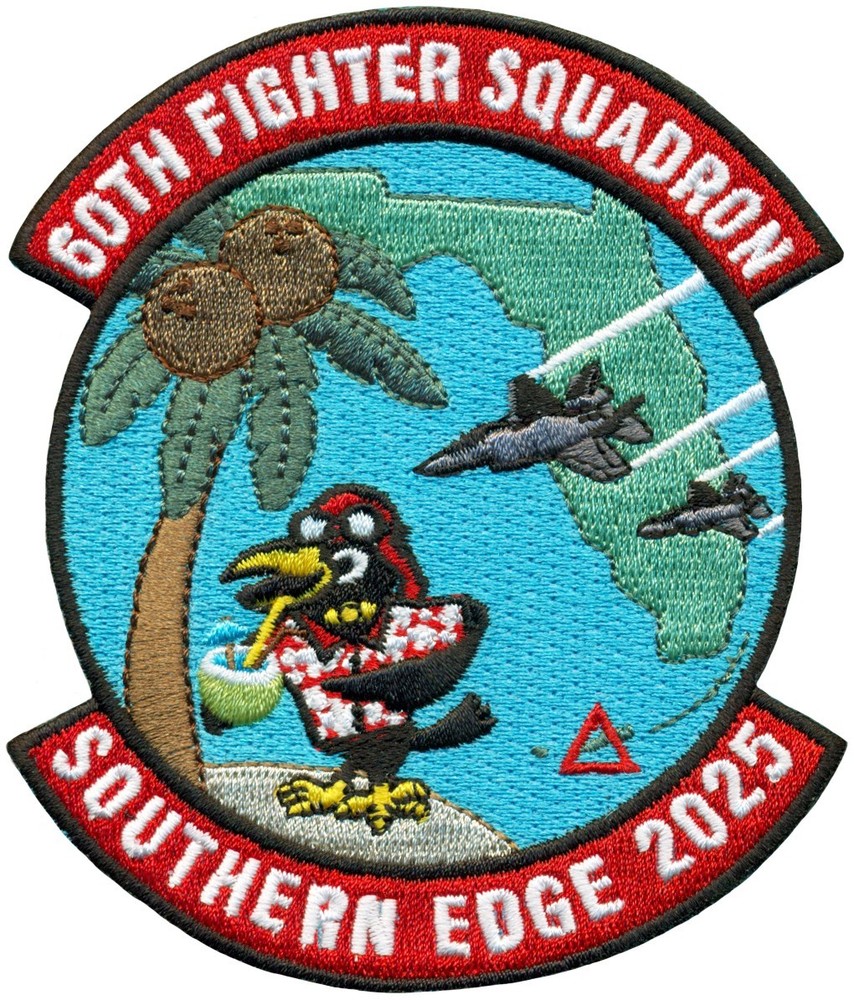 USAF 60th FIGHTER SQUADRON – SOUTHERN EDGE 2025 PATCH