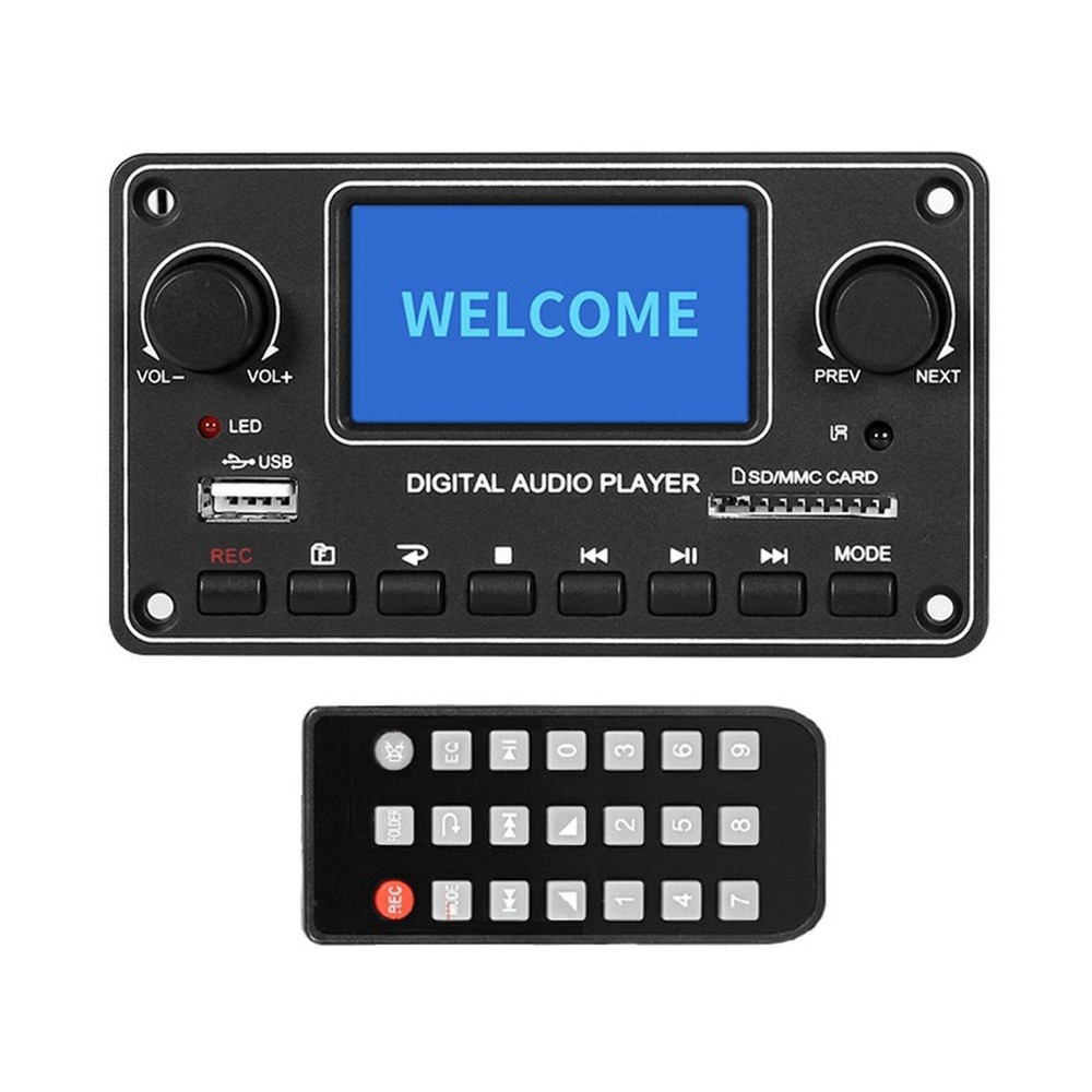 LCD MP3 Player Module 28X64 Display Bluetooth Digital Audio Decoder Board7773