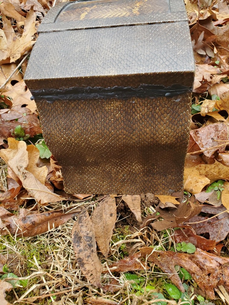 Real Snakeskin Covered Dybbuk Box