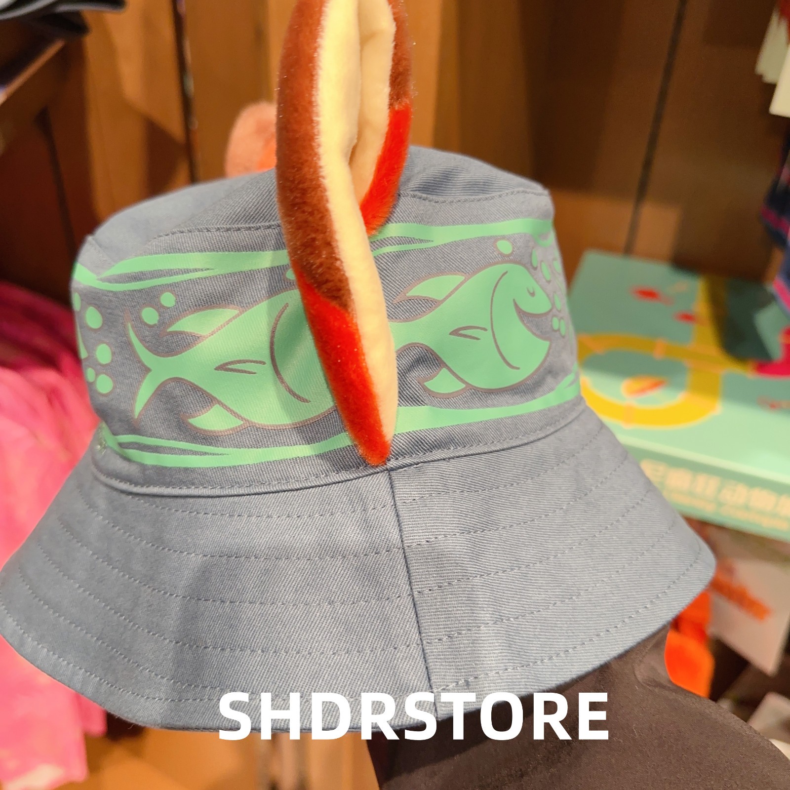 Disney authentic 2025 zootopia nick wilde hat cap shanghai Disneyland