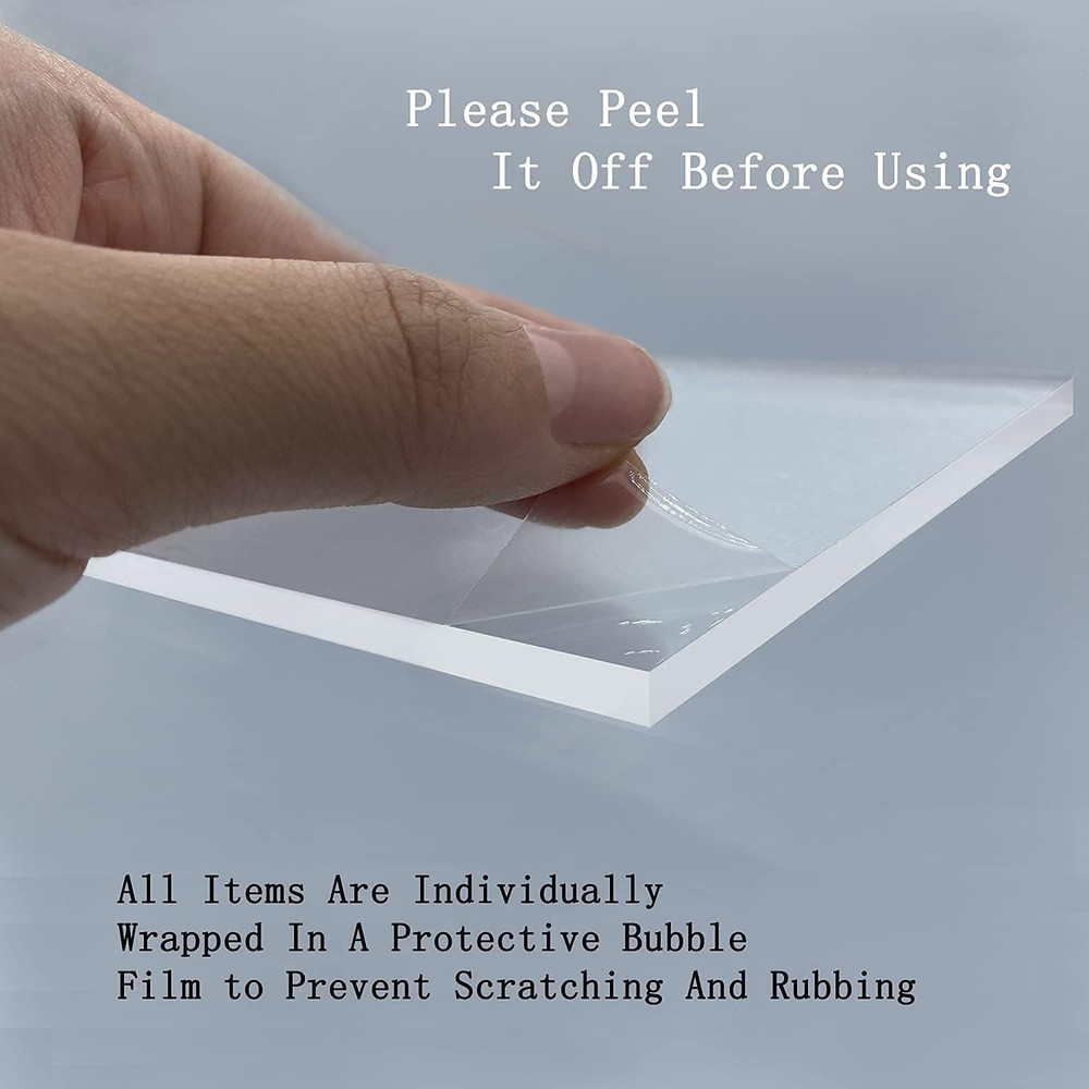 Acrylic Display Risers,Clear Display Risers Stand Small Mini Shelf 3 Tiered Cup