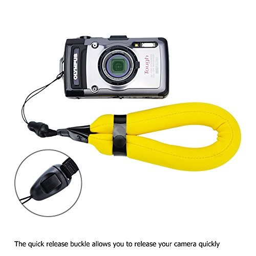 2 Pack Waterproof Camera Float Strap for Kodak PIXPRO WPZ2 Fuji Yellow & Orange