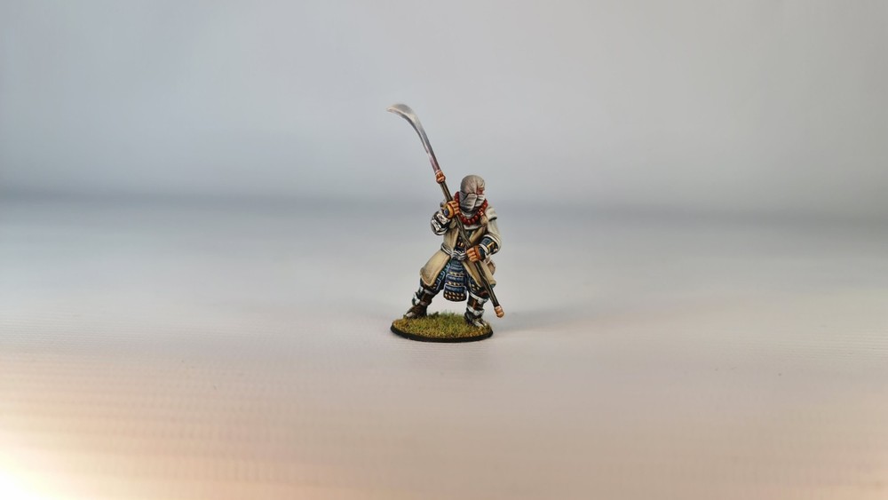 Japanese Warrior Monk Mini, DND Pathfinder, Tabletop, Wargaming, RPG, Hametsu