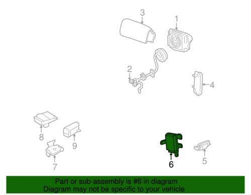 Genuine Ford 2003 Explorer Sport Side Sensor Control Module 3L2Z-14B321-AA