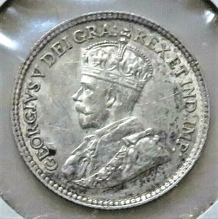 1918 Canada 5 Cent Silver Nickel-Uncirculated