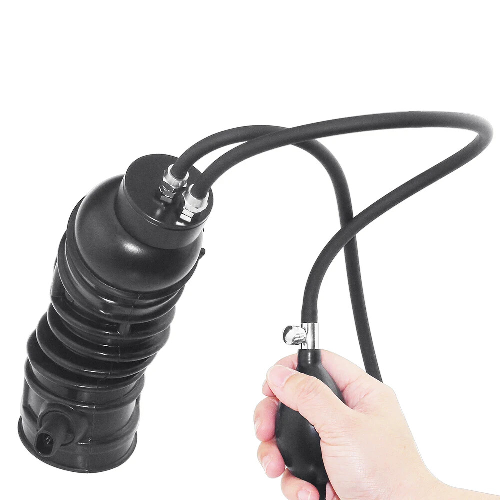 US CA Intake Inflatable Bladder Adapter for Car Smoke Machine Leak Detector