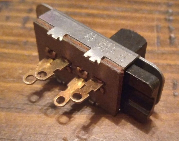 Single Pole Three Position Slide Switch SP3T/SP3P On-On-On S5-31 Stackpole