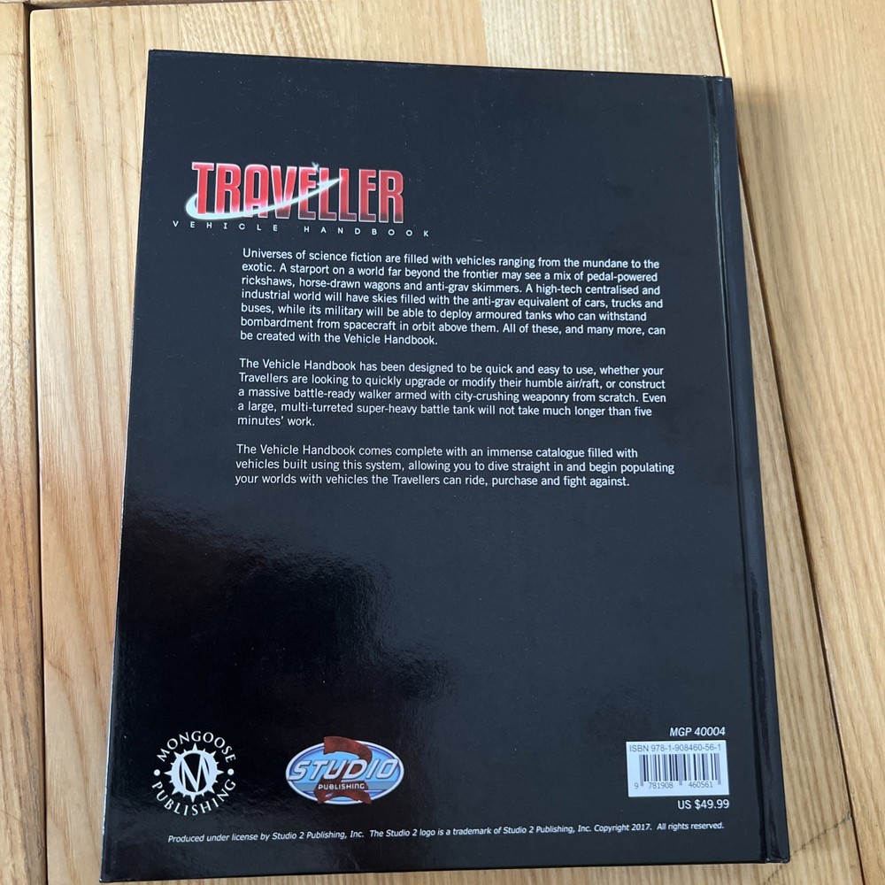 Traveller Vehicle Handbook