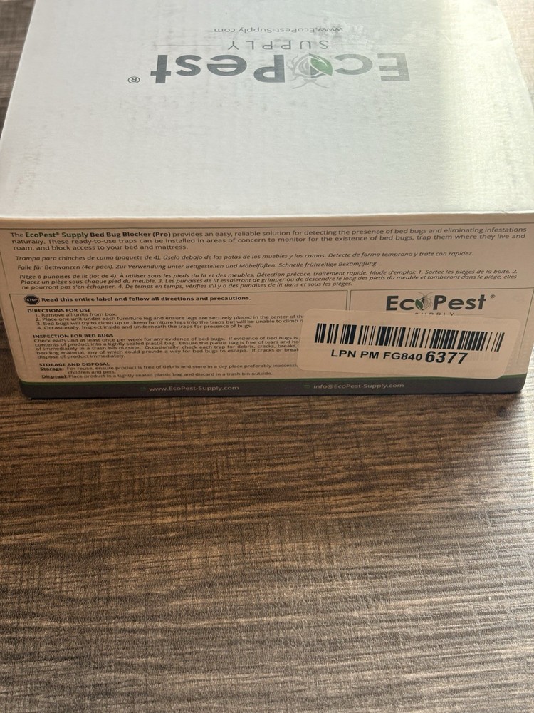 Bed Bug Interceptors – 4 Pack | Bed Bug Blocker (Pro) Interceptor Traps | Insect