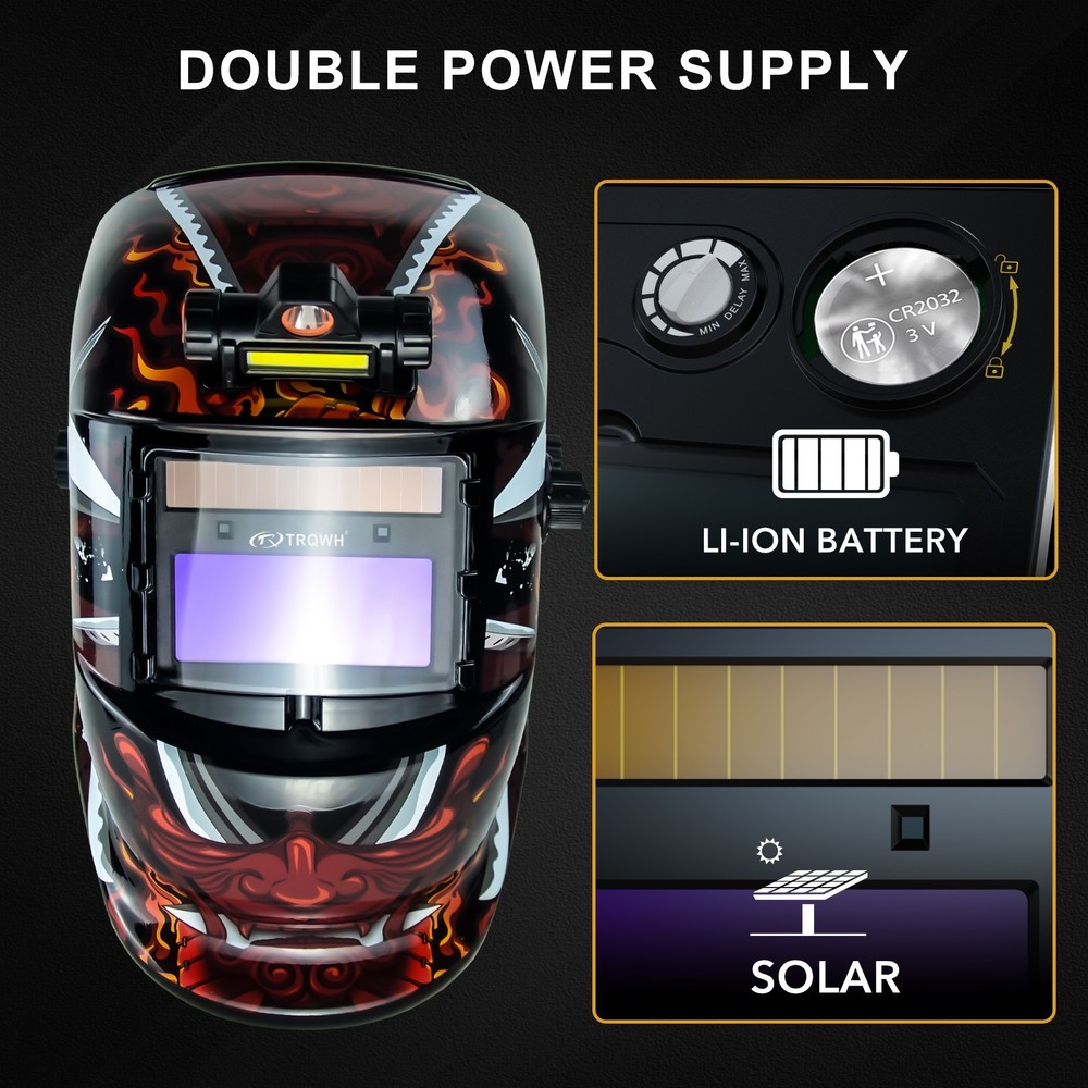 True Color Auto Darkening Welding Helmet
