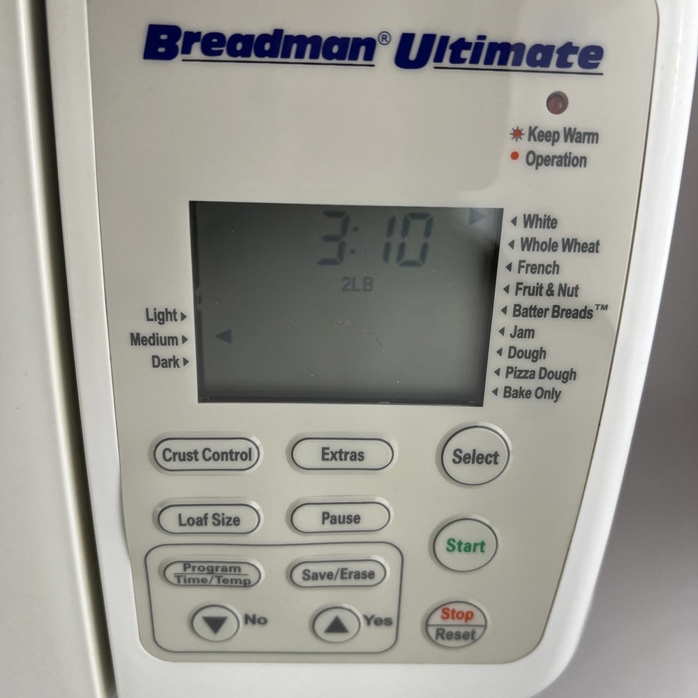 Breadman Ultimate TR2200C Automatic Programmable Bread Machine