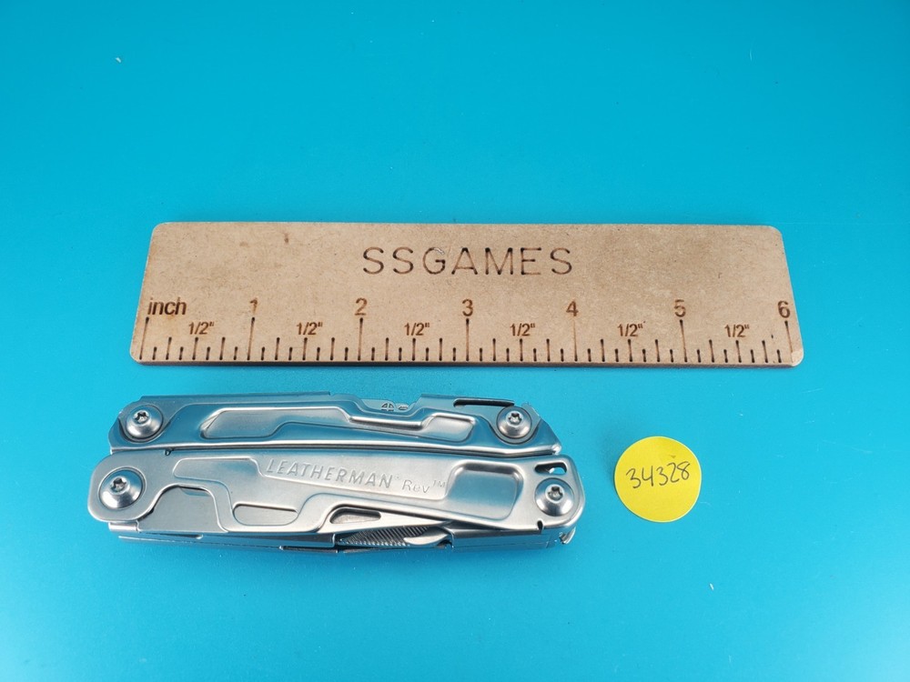 Leatherman Rev 3.8" Multi-Tool, Stainless!