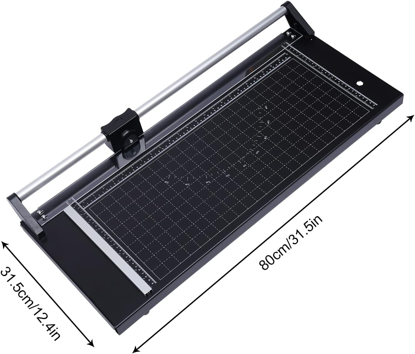 24 Inch Commercial Manual Precision Rotary Paper Trimmer Cutter,Heavy Duty,Smar