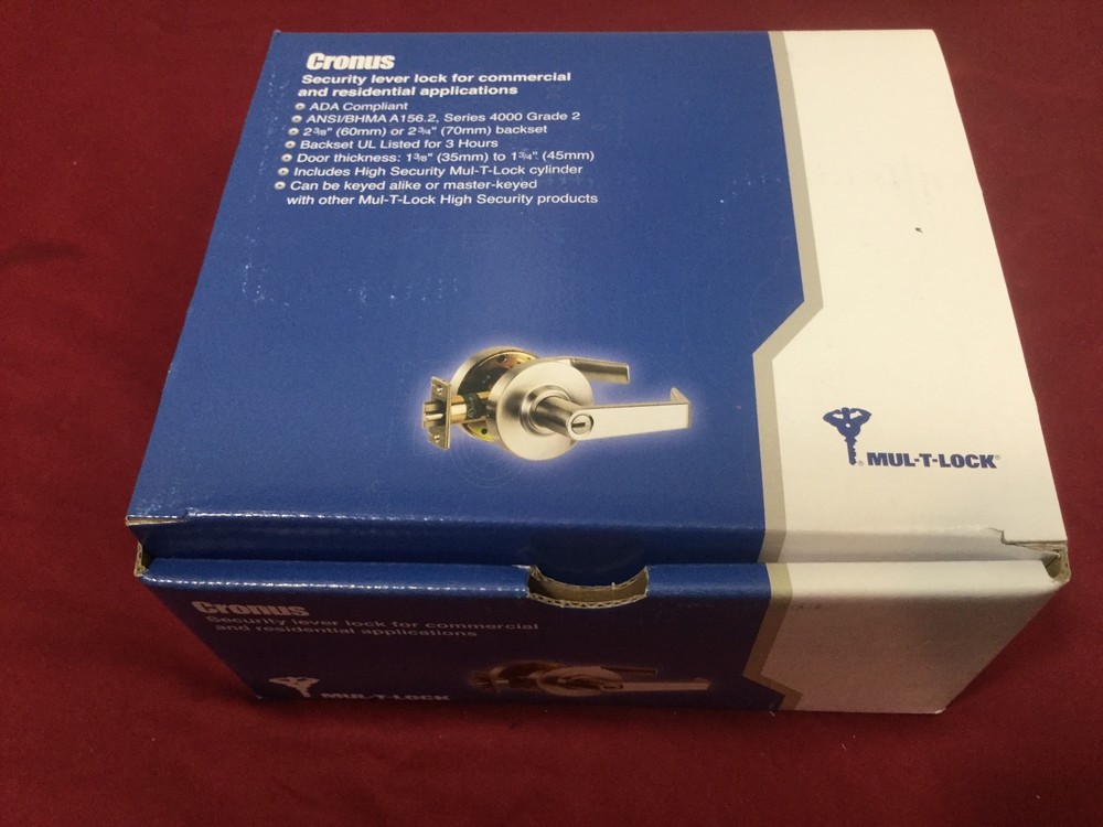 Mul-T-Lock Grade 2 high security lever lock unit - Locksmith