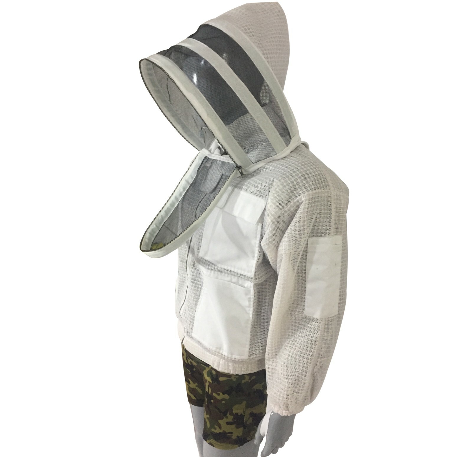 THREE LAYER MESH ULTRA VENTILATED BEEKEEPERS BEE JACKET FENCING VEIL SUPER COOL