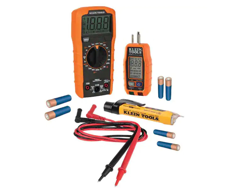 Klein Tools Multimeter, Voltage Tester and Outlet Tester Premium Electrical Tool