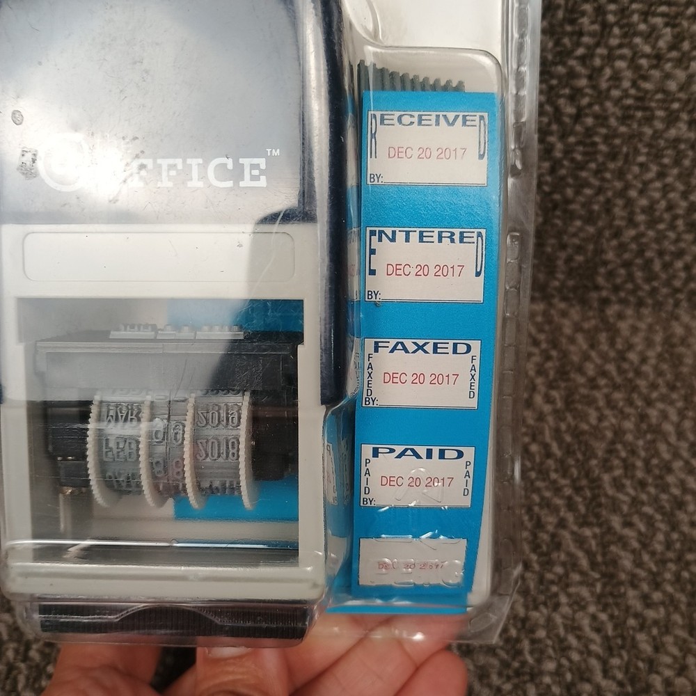 5-in-1 Self-Inking Date Stamp - NIP