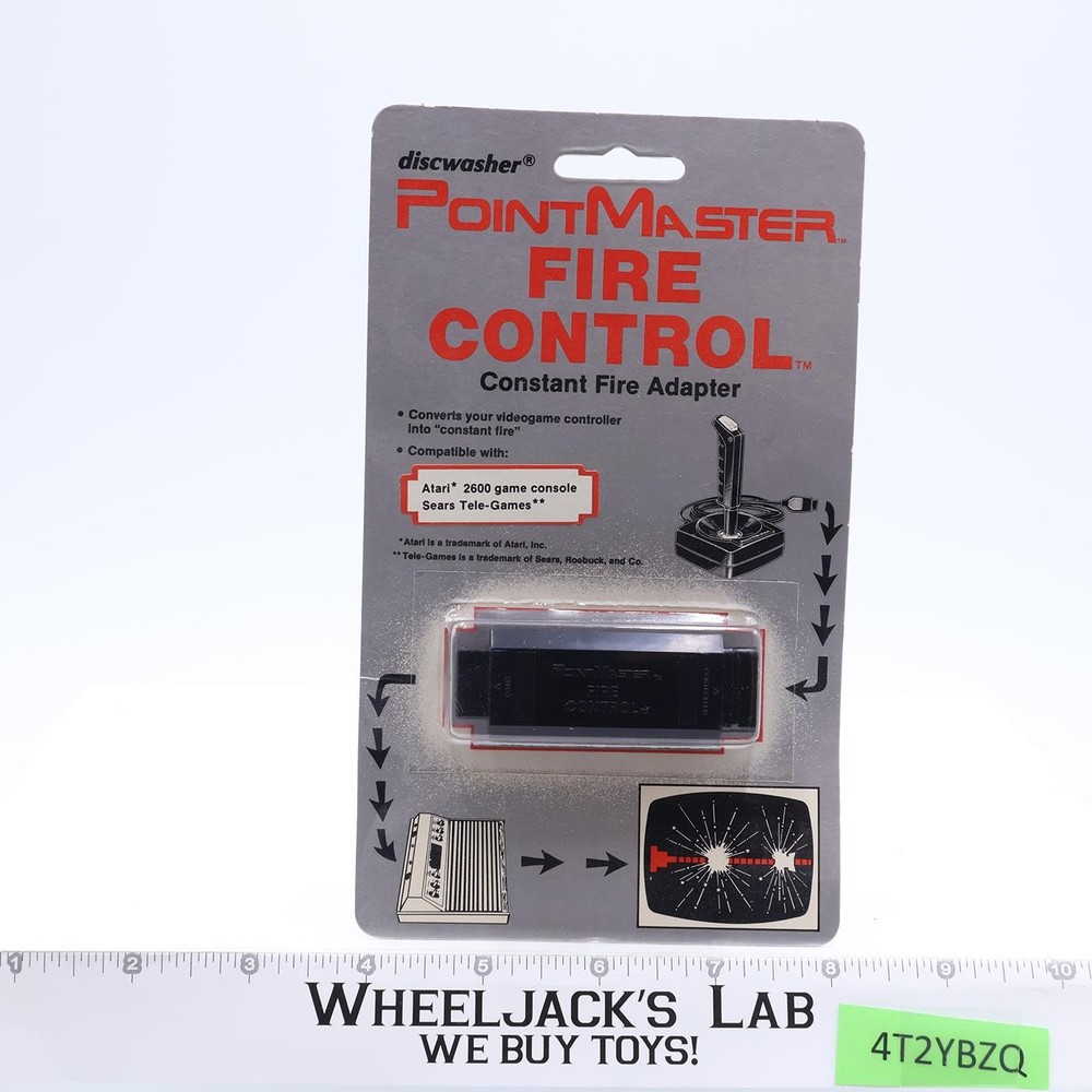 PointMaster Fire Control Constant Fire Adapter ATARI 2600 SEALED NOS 1982
