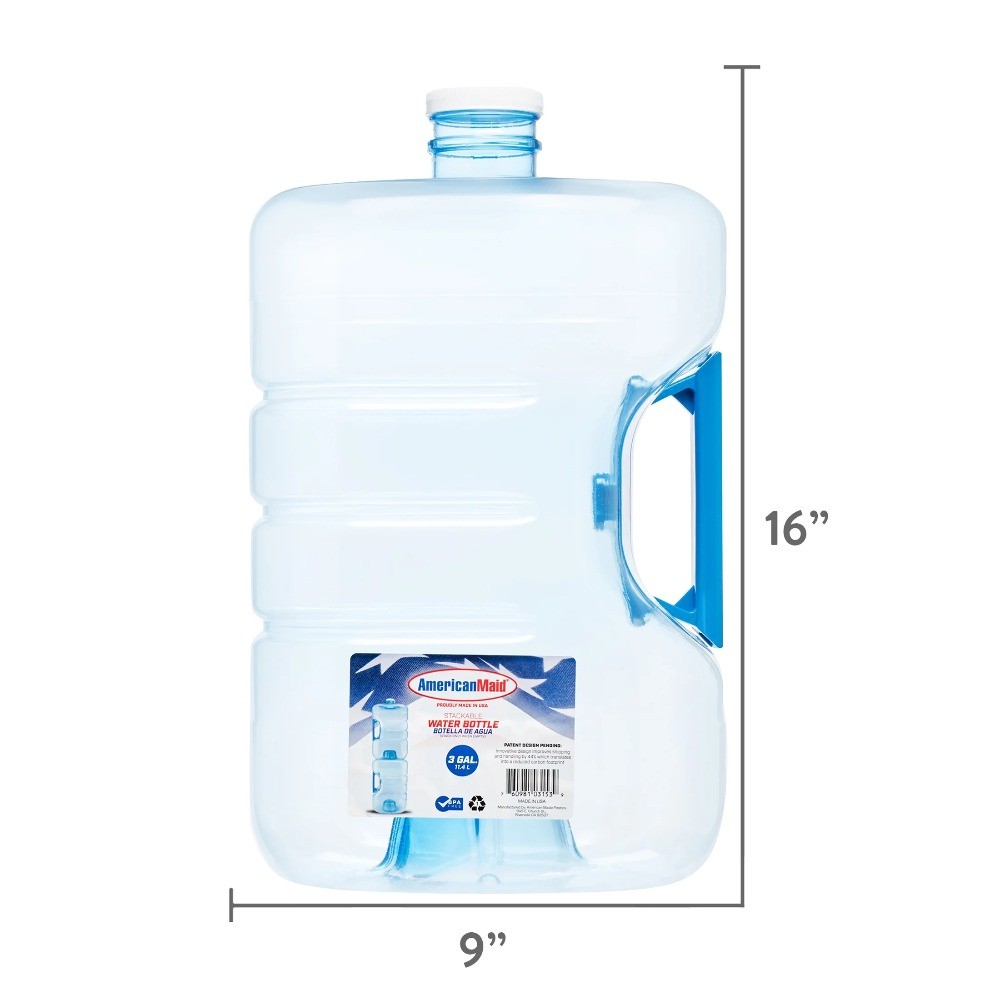 (2 pack) American Maid - Stackable & Refillable Water Gallon (3gal)