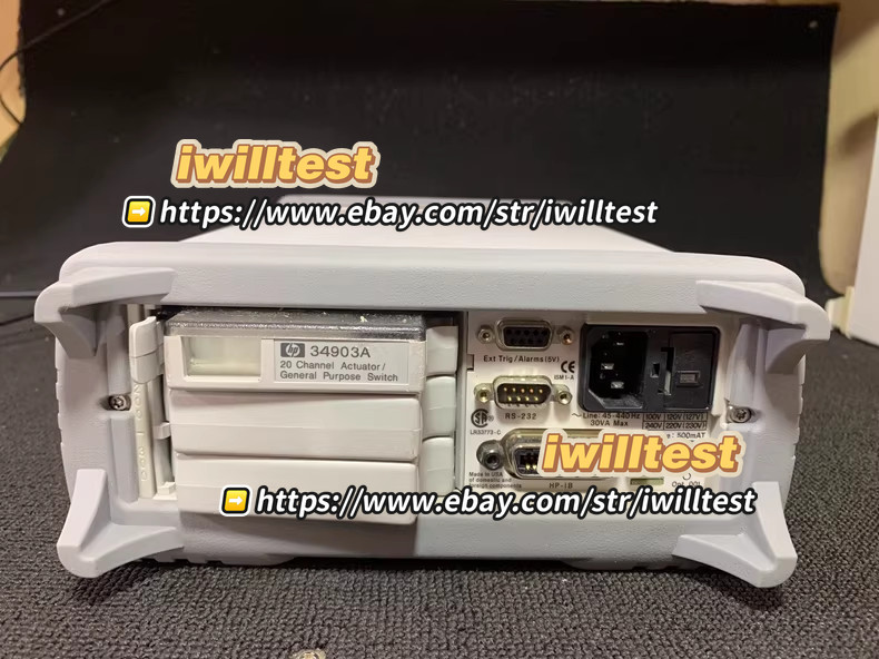 HP 34970A The data collector is equipped with a data module*IW