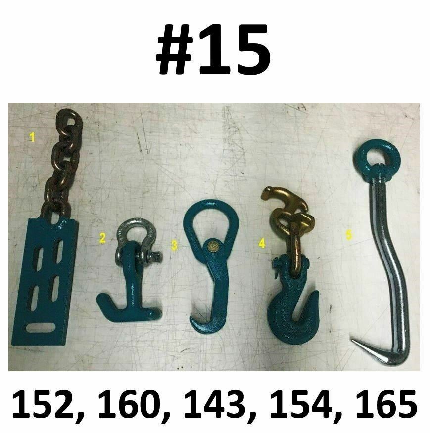 SET#15 - AUTO BODY FRAME MACHINE COLLISION REPAIR PULLING TIE TOOLS HOOK