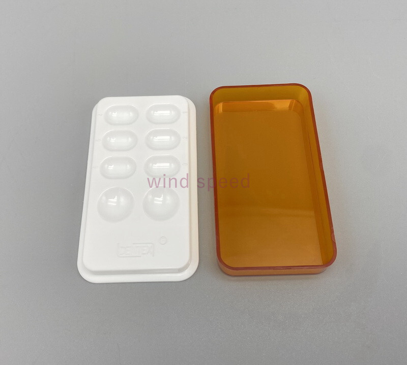 4/8 Holes Dental Veneer Storage Box Teeth Patch Shading Light Case Organizer