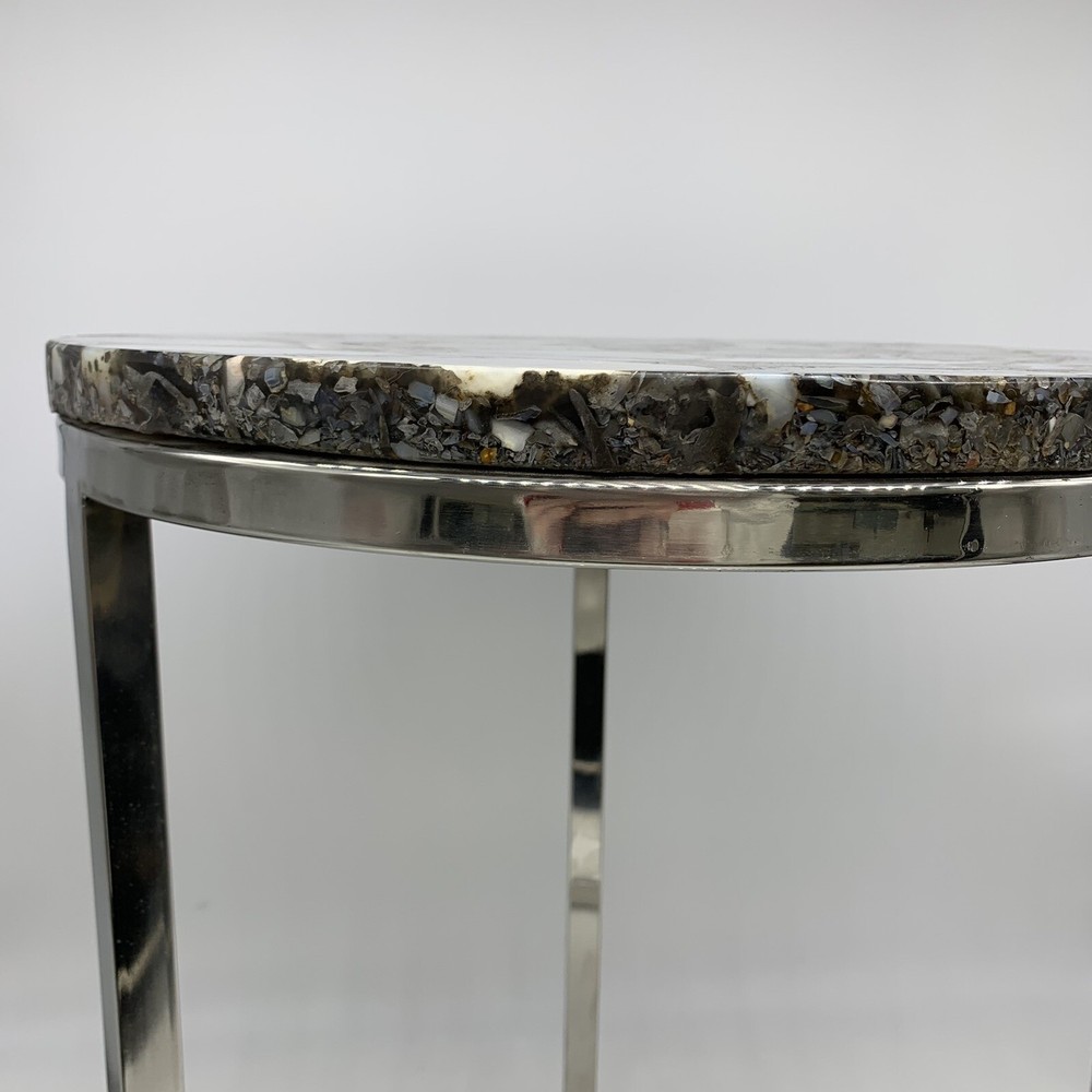 Agate Slice Table Casa Arte Decor Made in India Side End Table