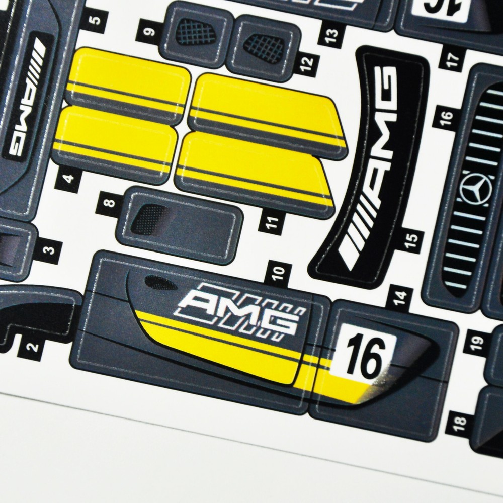 Replacement sticker for set 75877 Precut sticker(not transparent)
