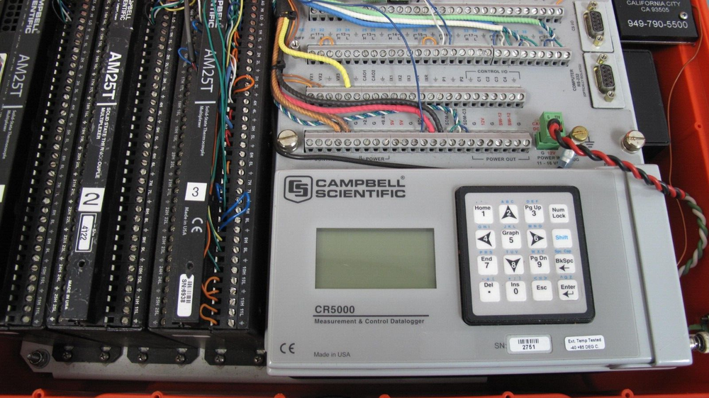 Campbell Scientific CR5000 Datalogger+DCDC18R+ Three AM25T Multiplexer+ SDM-CAN