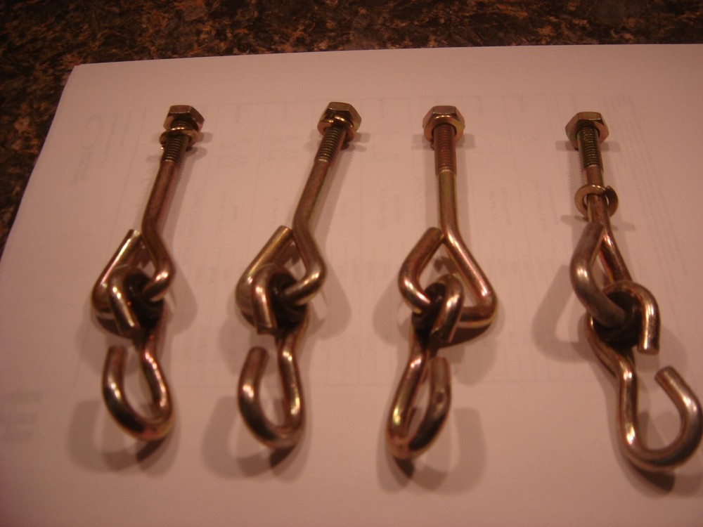 SET 4 SWINGSET HANGERS